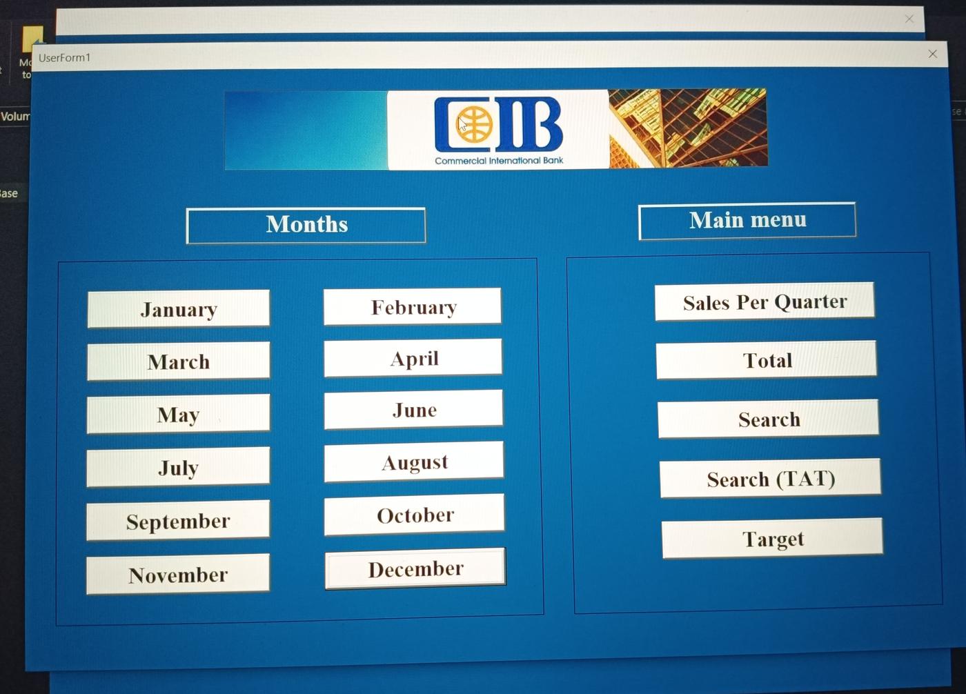 Monthly and quarterly reports